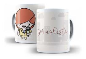 Caneca Porcelana Jornalista Profissão Coleção Cute Presente Jornalismo Caneca Porcelana Jornalista Profissão Coleção Cute Presente Jornalismo
