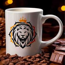 Caneca Porcelana - Leão de Juda - Cristã Caneca Porcelana - Leão de Juda - Cristã