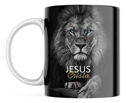 Caneca Porcelana Leão De Judá Jesus Cristo Nunca Foi Sorte Caneca Porcelana Leão De Judá Jesus Cristo Nunca Foi Sorte