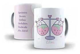 Caneca Porcelana Libra Signos Cute Libriana Caneca Porcelana Libra Signos Cute Libriana