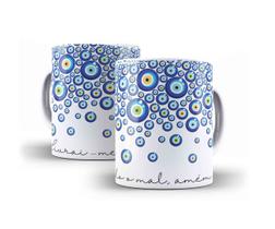 Caneca Porcelana Livrai-me De Todo O Mal Amém Caneca Porcelana Livrai-me De Todo O Mal Amém
