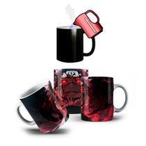 Caneca Porcelana Mágica Itadori Sukuna Jujutsu Kaisen 325mL