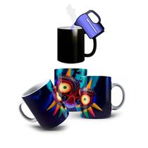 Caneca Porcelana Mágica Máscara do Zelda Majora 325mL