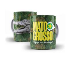 Caneca Porcelana Mato Grosso Pantanal