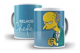Caneca Porcelana Melhor Chefe Do Mundo
