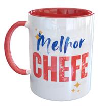 Caneca Porcelana Melhor Chefe