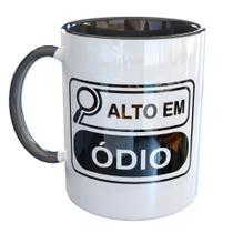 Caneca Porcelana Meme Alto Em Odio