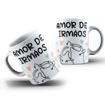 Caneca Porcelana Meme Bento Cake Flork Meme Bento Cake Amor De Irmãos - MEGA OFERTA!