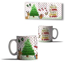 Caneca Porcelana Mensagens Natalinas Natal Amor Presente 2