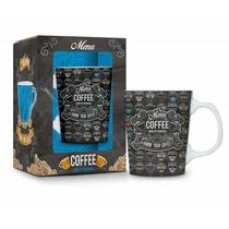 Caneca porcelana - menu coffee