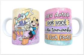 Caneca Porcelana Meu Amor por Você é do Tamanho da Sua Fome Est.Amizade 3 - Zlprint