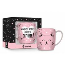 Caneca Porcelana Meu Charme Gatinha Personalizada Presente Caneca Porcelana Meu Charme Gatinha Personalizada Presente