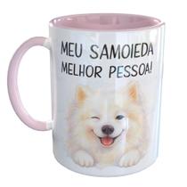 Caneca Porcelana Meu Samoieda Melhor Pessoa