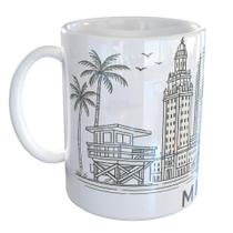 Caneca Porcelana Miami
