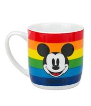 Caneca Porcelana Mickey Arco-Íris 300ml Disney LGBTQIA+