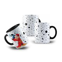Caneca Porcelana Mickey Mouse Mágico Sorcerer Chapéu de Mago