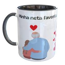 Caneca Porcelana Minha neta favorita me deu Avô Vô