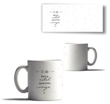 Caneca Porcelana Minimalista Mensagem Natal Familiares Amor Caneca Porcelana Minimalista Mensagem Natal Familiares Amor