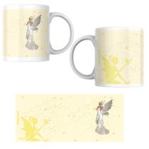 Caneca Porcelana Mistico Fantasia Fada