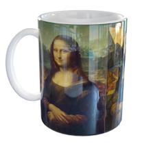 Caneca Porcelana Monalisa