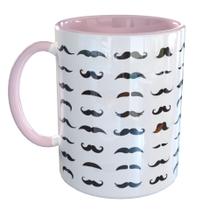 Caneca Porcelana Mustache Bigode