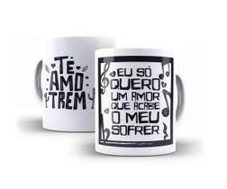 Caneca Porcelana Namorados Eu Só Quero Um Amor