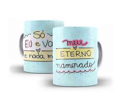 Caneca Porcelana Namorados Meu Eterno Namorado Caneca Porcelana Namorados Meu Eterno Namorado