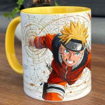 Caneca Porcelana Naruto Uzumaki Xícara Café Anime Geek Decorativa Caneca Porcelana Naruto Uzumaki Xícara Café Anime Geek Decorativa