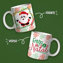 Caneca Porcelana Natal Cute Então é Natal 325 ml