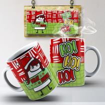 Caneca porcelana natal flork ho ho ho Caneca porcelana natal flork ho ho ho