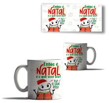 Caneca Porcelana Natal Flork Noel Fiz o que Deu Humor Piada Caneca Porcelana Natal Flork Noel Fiz o que Deu Humor Piada