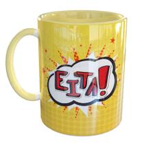 Caneca Porcelana Nerd Comics Engraçada Café Pow