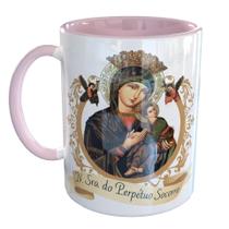 Caneca Porcelana Nossa Senhora Do Perpétuo Socorro