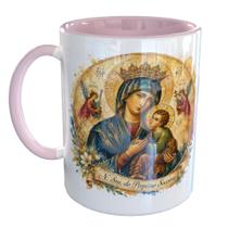 Caneca Porcelana Nossa Senhora Do Perpetuo Socorro