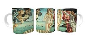 Caneca Porcelana Obras Primas Sandro Botticelli O Nascimento De Vênus