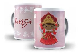 Caneca Porcelana Orixá Iansã Candomblé e Umbanda Caneca Porcelana Orixá Iansã Candomblé e Umbanda