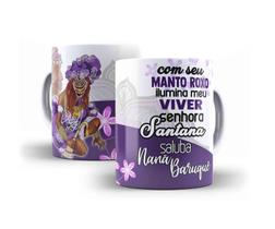 Caneca Porcelana Orixá Senhora Santana Saluba Nanã Baruquê