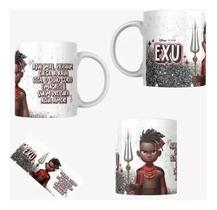 Caneca Porcelana Orixás Modelo Disney Pixar Modelo Exu