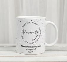 Caneca Porcelana Paidrasto Protetor Amoroso Amigo Parceiro Herói Corajoso Est. CLaços - Pais Zlprint Caneca Porcelana Paidrasto Protetor Amoroso Amigo Parceiro Herói Corajoso Est. CLaços - Pais Zlprint