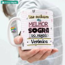 Caneca Porcelana para SOGRA est. 12 - Uso Exclusivo da Melhor SOGRA do mundo com NOME