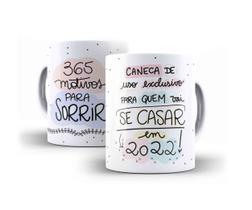 Caneca Porcelana Para Uso De Quem Vai Se Casar Em 2022