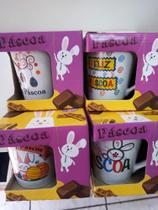 Caneca porcelana pascoa 250ml - sortidas