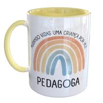 Caneca Porcelana Pedagoga Pedagogia