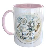 Caneca Porcelana Perito Criminal