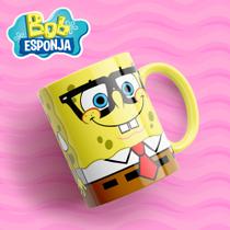 Caneca porcelana personalizada bob esponja