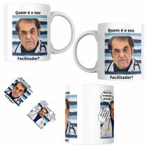 Caneca Porcelana Personalizada Branca Estampa Personalizada Dr. Now Quilos Mortais