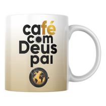 Caneca Porcelana Personalizada Café Com Deus Pai / Presente Jesus Igreja religiosa