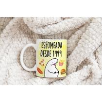 Caneca Porcelana Personalizada Flork Esfomeada Desde SUA DATA Divertida- MEGA OFERTA!