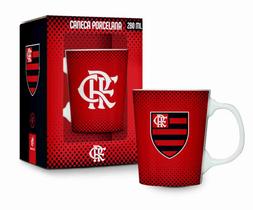 Caneca Porcelana Premium 280ml Flamengo - Brasfoot