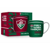 Caneca Porcelana Premium BrasFoot Fluminense 01 300 ML Urban Licenciada Branco Caneca Porcelana Premium BrasFoot Fluminense 01 300 ML Urban Licenciada Branco
